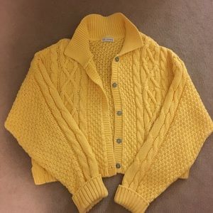 Cable sweater